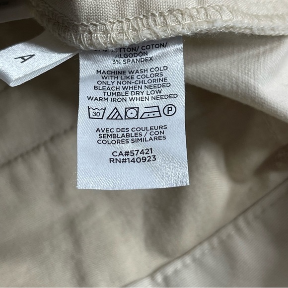 NWT LOFT Women's Riviera Shorts 4" Inseam Off-White Ivory Stretch Size 10 - Picture 6 of 9